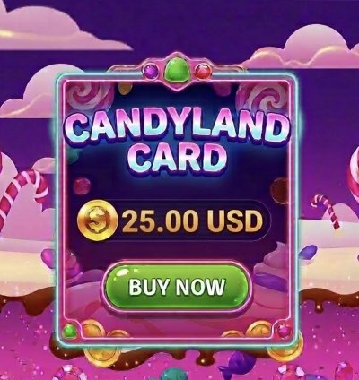 CandyLand Lucky Pass - $25 Cherry Access 💳🍀